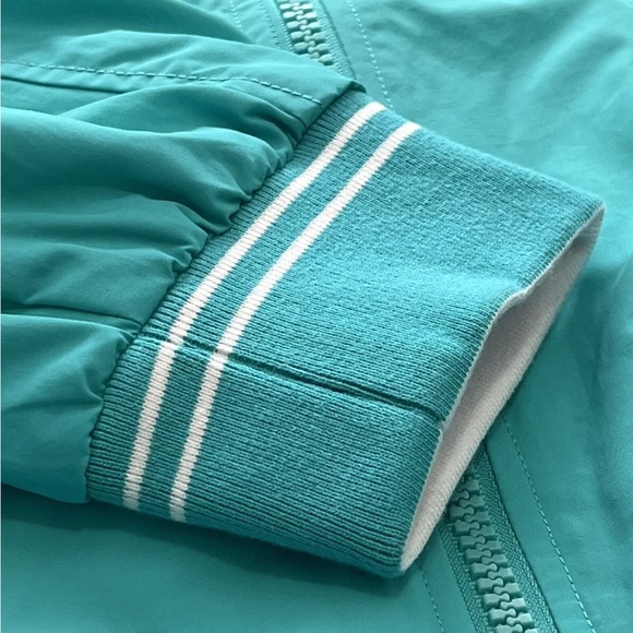Nautica Reversible Jacket Ocean Racing Series Men’s Medium White Green Teal $188 - Picture 12 of 15